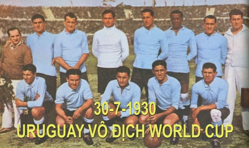 Uruguay vô địch World Cup năm 1930